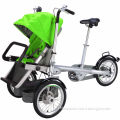 2016 Hot 4 In 1 Baby Products New Kids Bicycle Aluminum Bicycle 3 Wheel Mother And Child Tricycle Wheels Stroller Bike